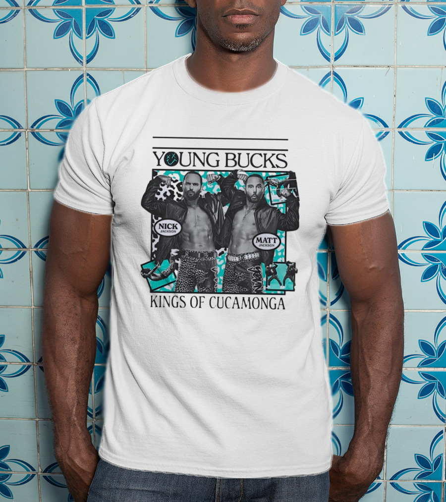 Young Bucks Nick Jackson Matt Jackson Kings Of Cucamonga T-Shirt