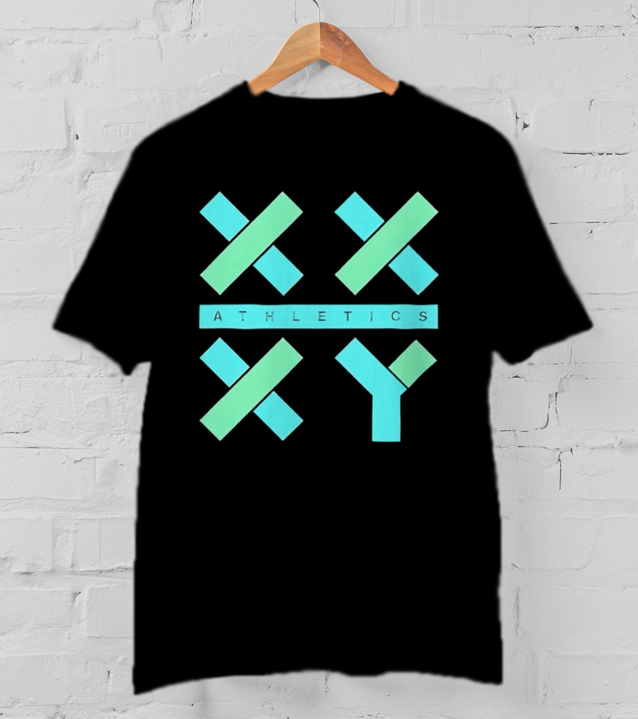 Athletics X Y Geometric Shapes Sports Abstract T-Shirt
