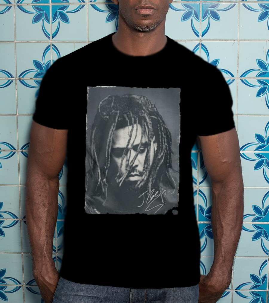 J Cole 2023 Concert Portrait Signature T-Shirt