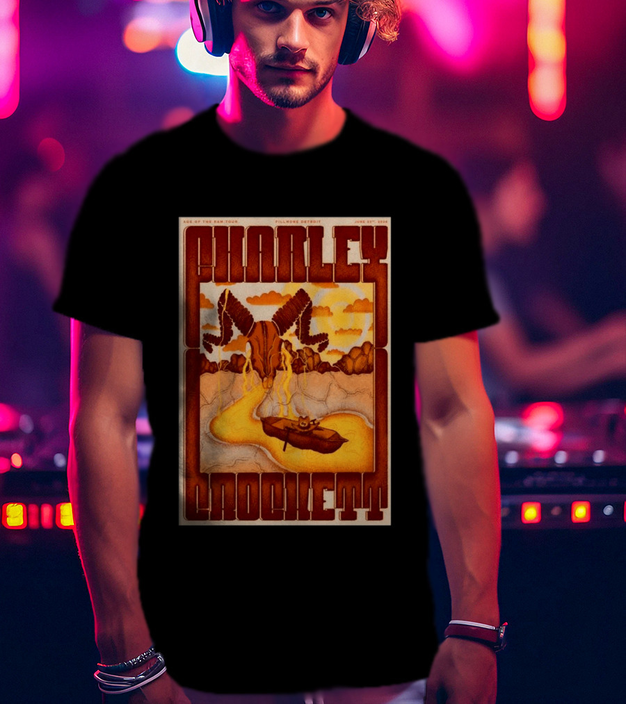 Charley Crockett Age Of The Ram Tour Fillmore Detroit June 23 2026 T-Shirt