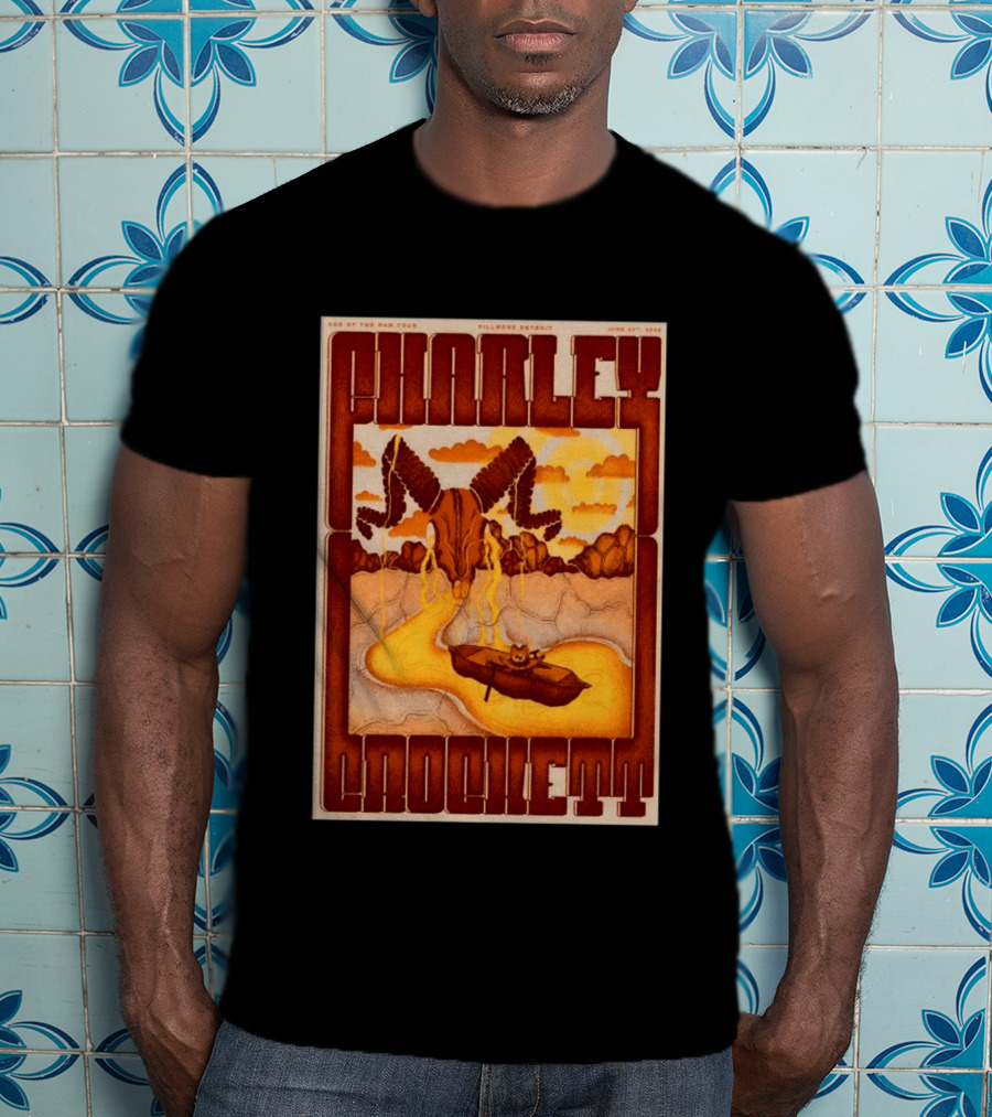 Charley Crockett Age Of The Ram Tour Fillmore Detroit June 23 2026 T-Shirt