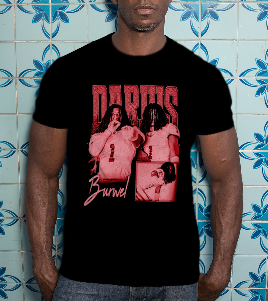 Darius Burwell Football Player Athlete Sports Number 1 T-Shirt