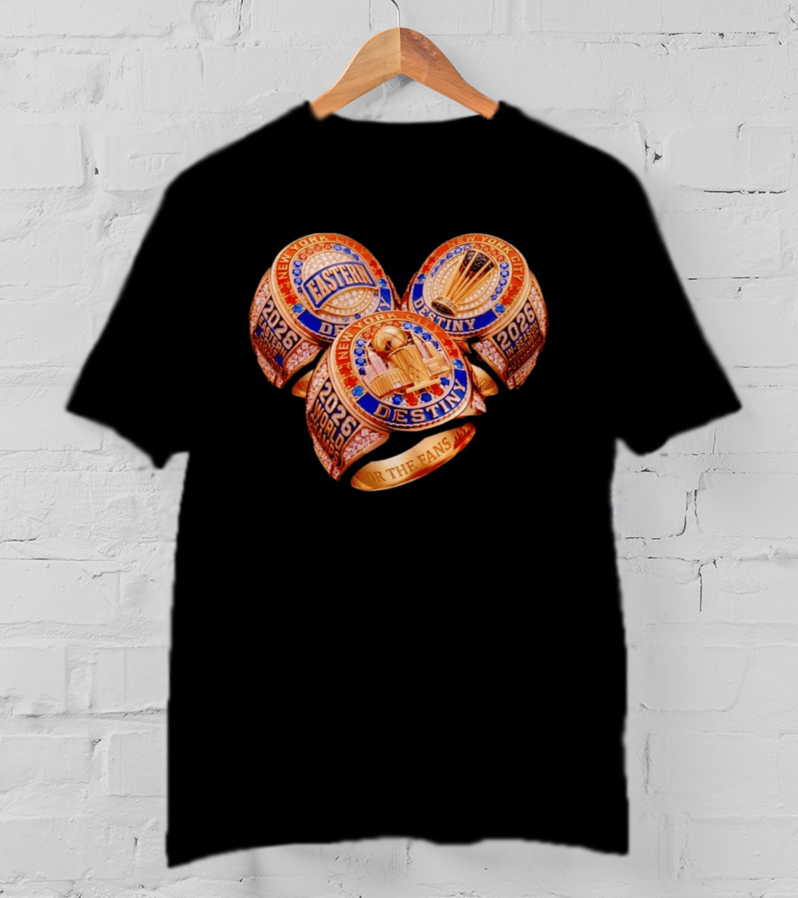 New York Basketball Championship Rings Eastern Conference Destiny T-Shirt