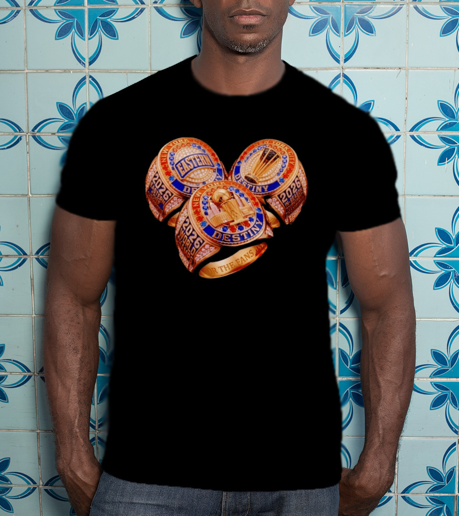 New York Basketball Championship Rings Eastern Conference Destiny T-Shirt