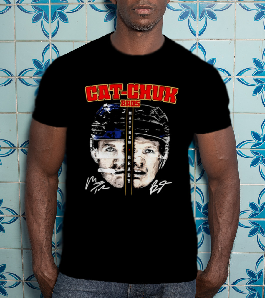 Florida Cat Chuk Bros Matthew Brady Tkachuk Signatures T-Shirt