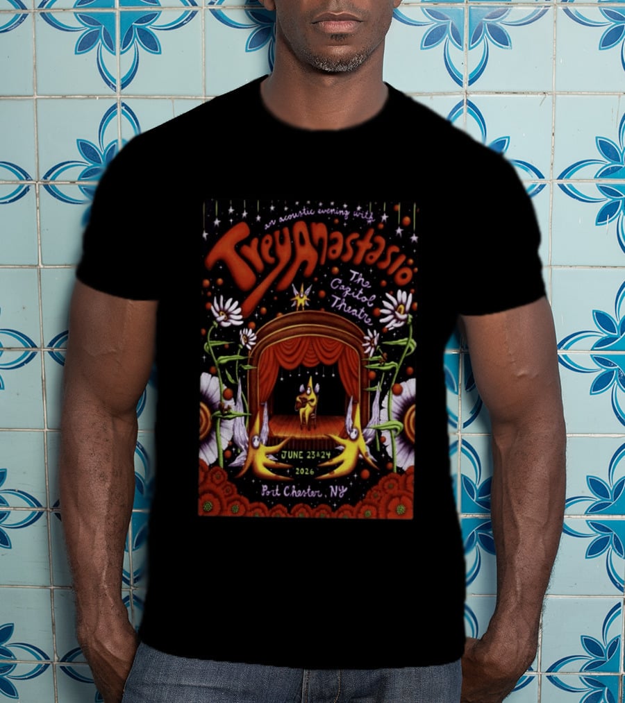 An Acoustic Evening With Trey Anastasio The Capitol Theatre June 23 24 2026 Port Chester NY T-Shirt