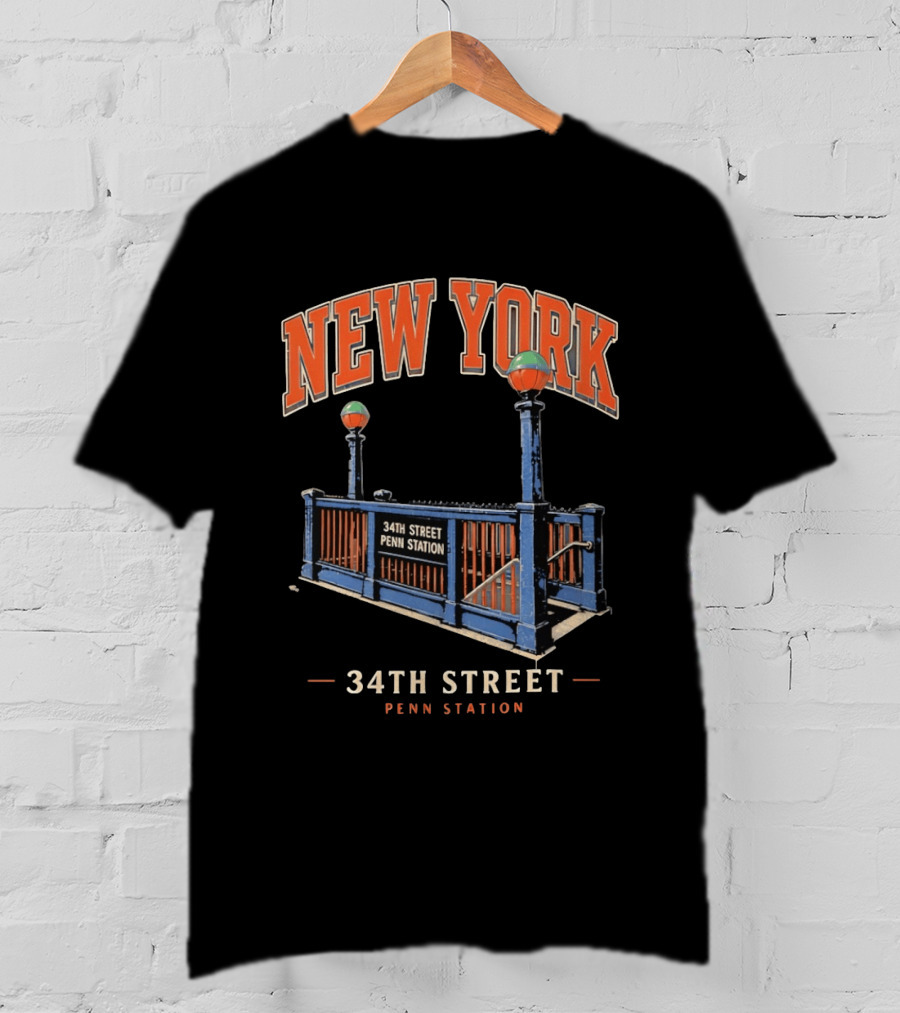 New York 34th Street Penn Station Subway Entrance T-Shirt