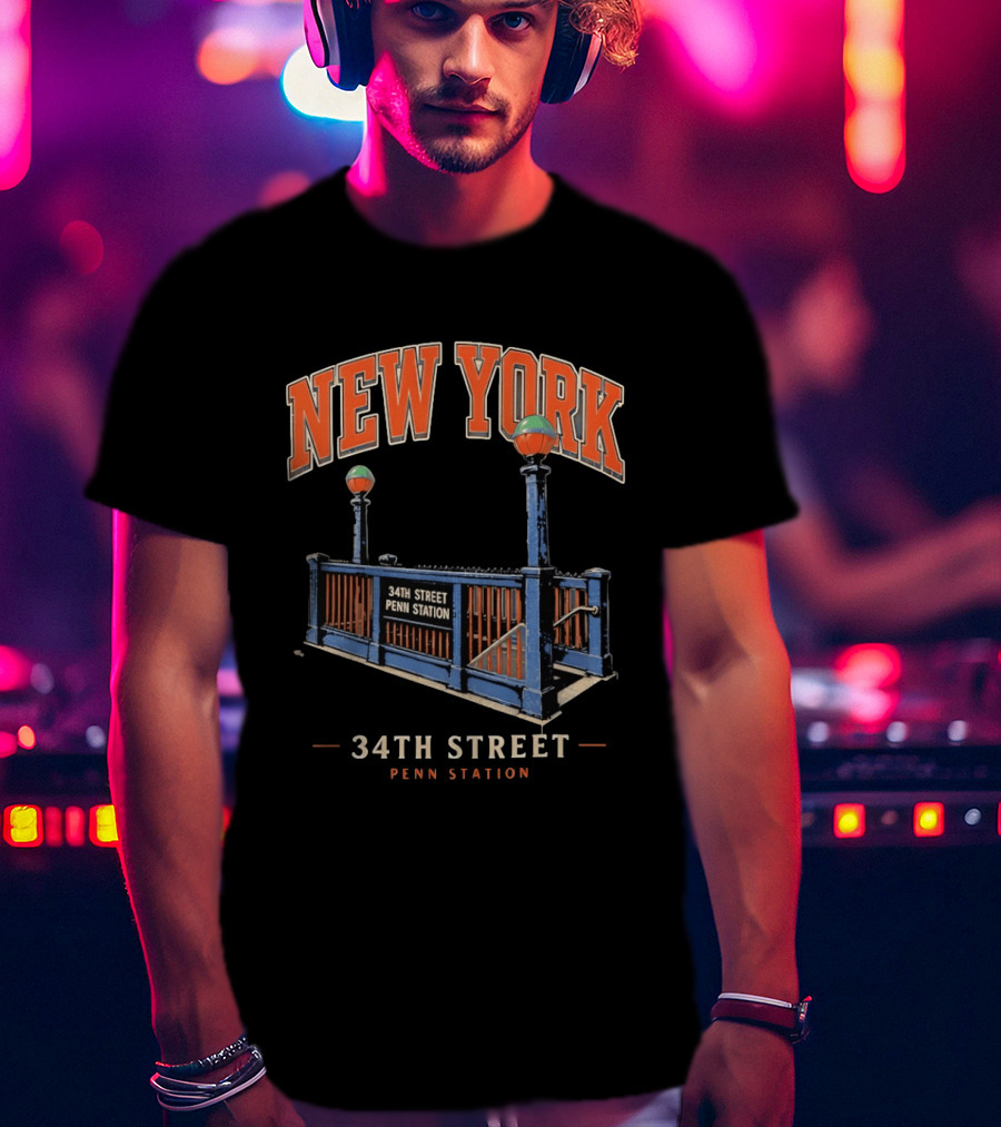 New York 34th Street Penn Station Subway Entrance T-Shirt