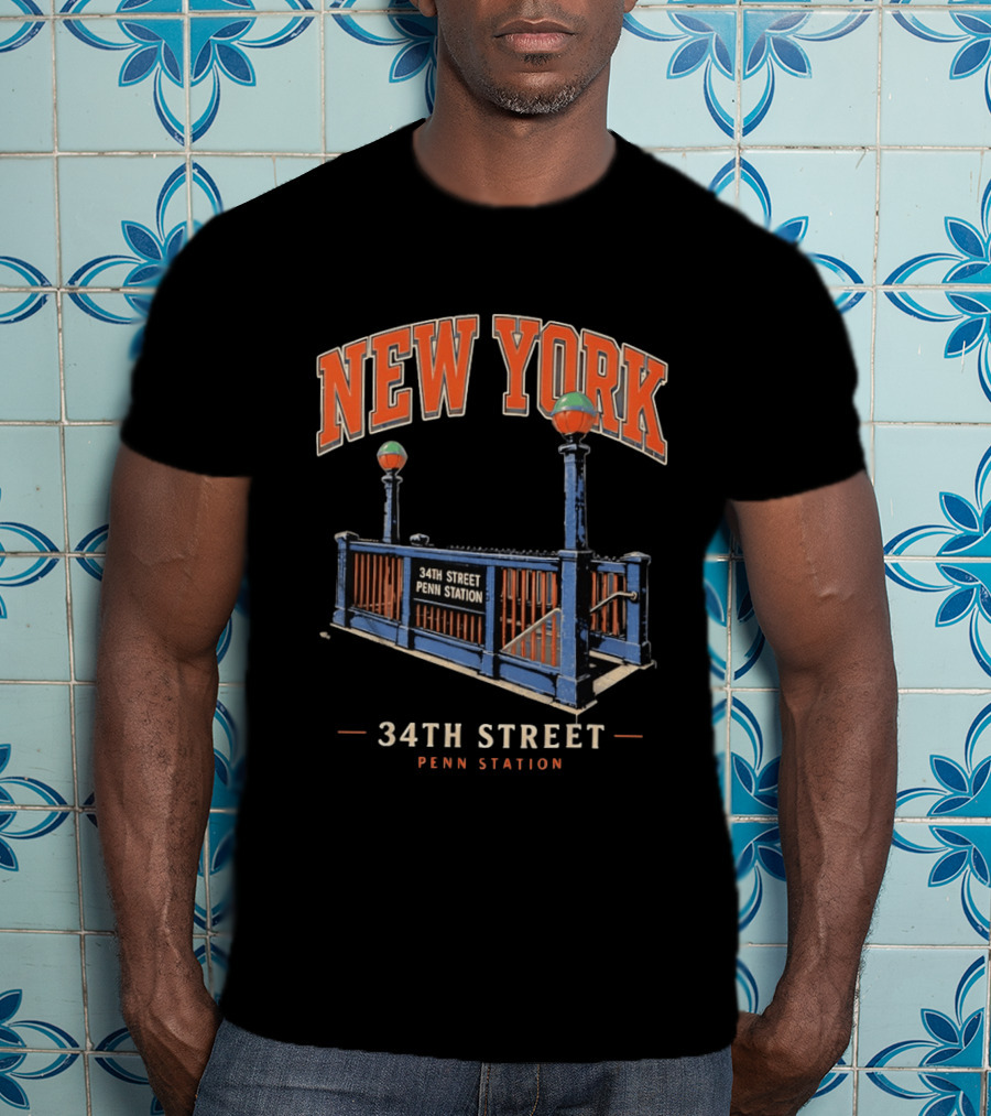 New York 34th Street Penn Station Subway Entrance T-Shirt