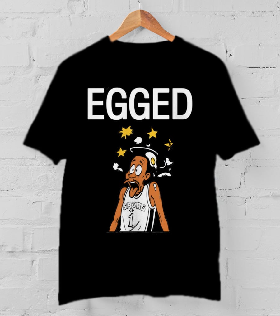 Victor Wembanyama Egged Cartoon Meme San Antonio Spurs Number 1 T-Shirt
