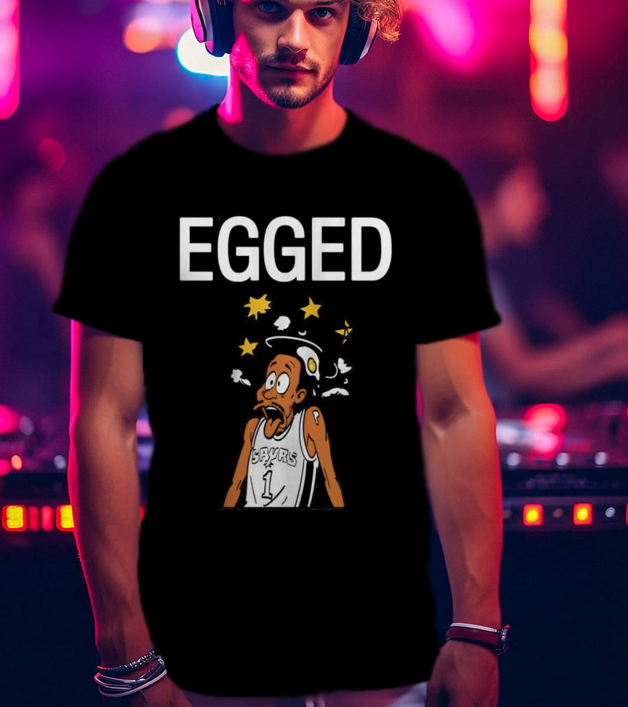 Victor Wembanyama Egged Cartoon Meme San Antonio Spurs Number 1 T-Shirt