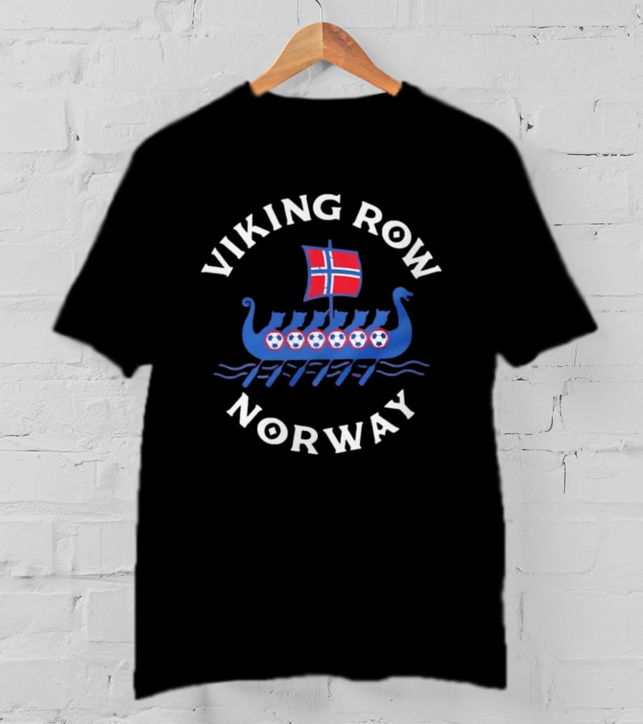 Viking Row Norway Baseball Boston Red Sox T-Shirt