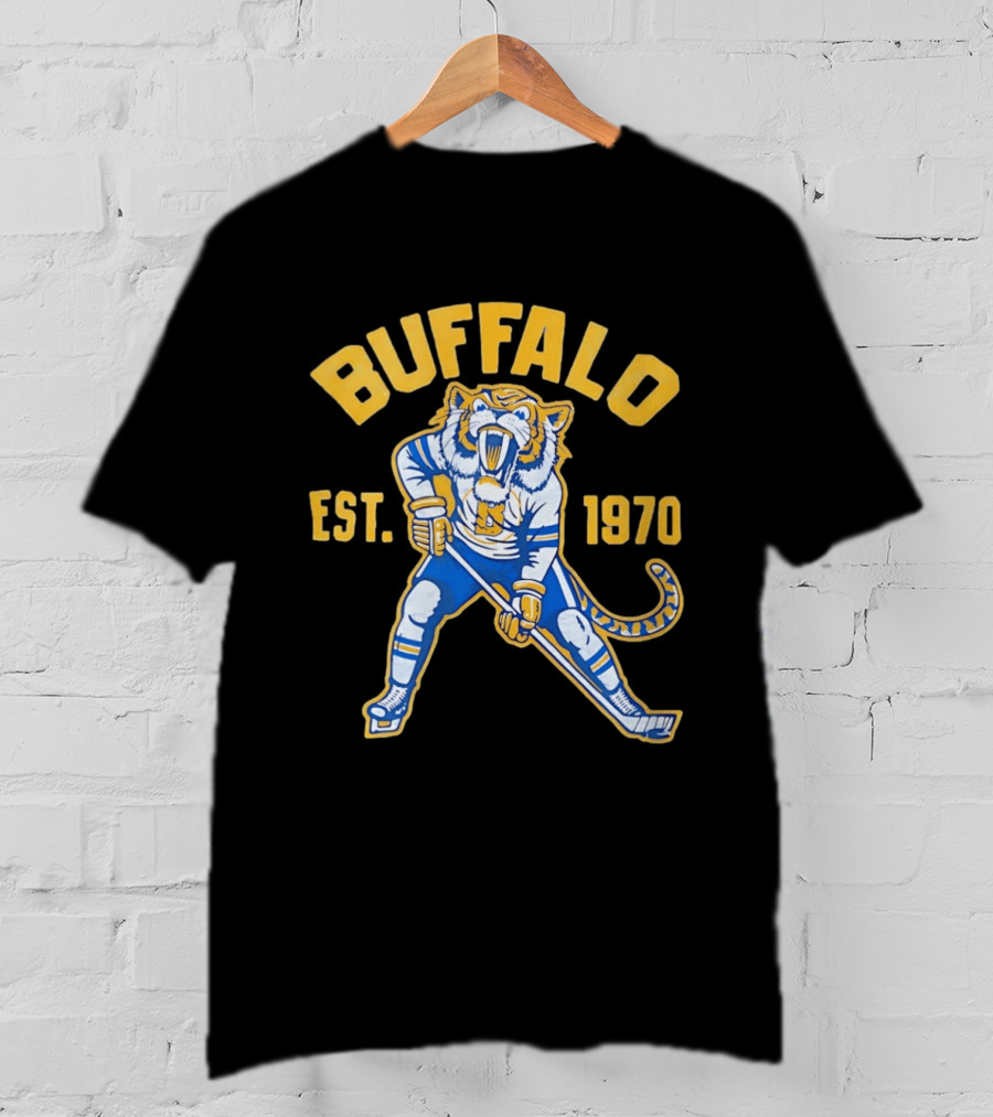 Buffalo Ice Age Hockey Tiger Est 1970 T-Shirt