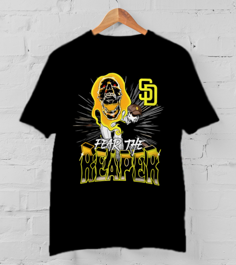 San Diego Padres Fear The Reaper Mason Miller SD Baseball T-Shirt