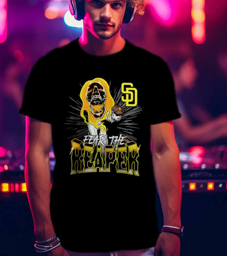 San Diego Padres Fear The Reaper Mason Miller SD Baseball T-Shirt