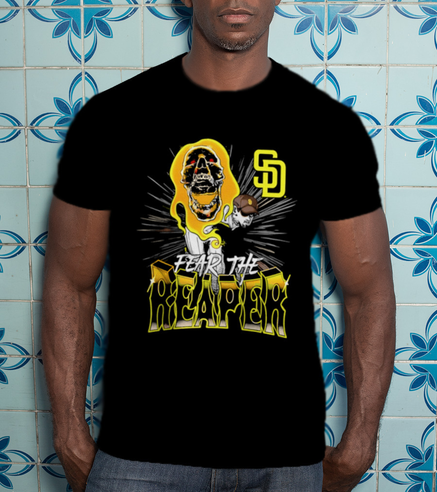 San Diego Padres Fear The Reaper Mason Miller SD Baseball T-Shirt