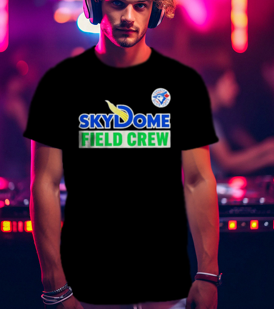 Toronto Blue Jays SkyDome Field Crew Retro Baseball Fan T-Shirt