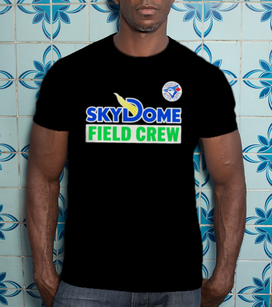 Toronto Blue Jays SkyDome Field Crew Retro Baseball Fan T-Shirt