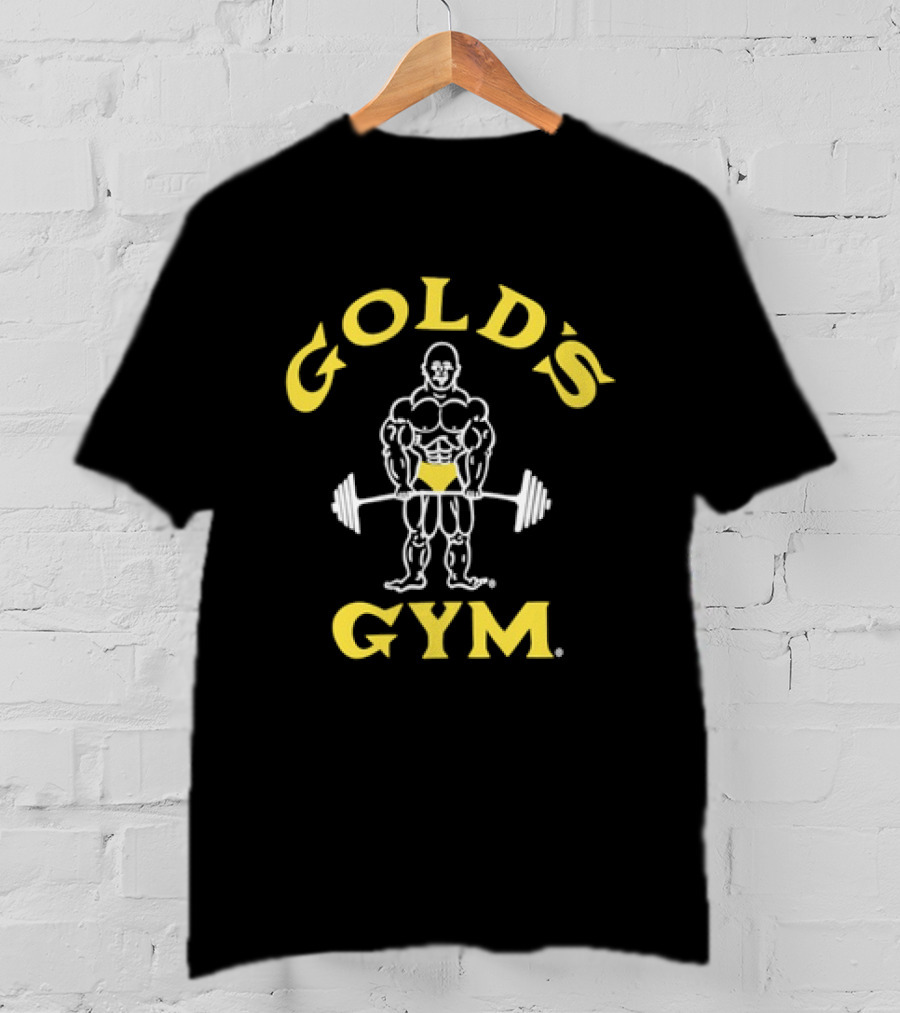 Gold's Gym Weightlifting Classic Icon Fitness T-Shirt