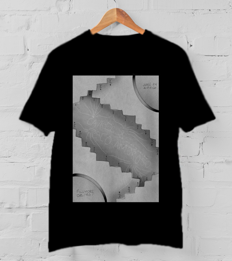 Fillmore Detroit June 24 2026 CA7RIEL & Paco Amoroso T-Shirt