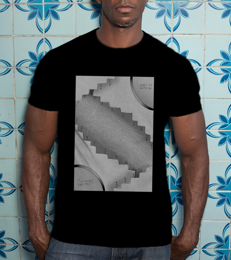 Fillmore Detroit June 24 2026 CA7RIEL & Paco Amoroso T-Shirt