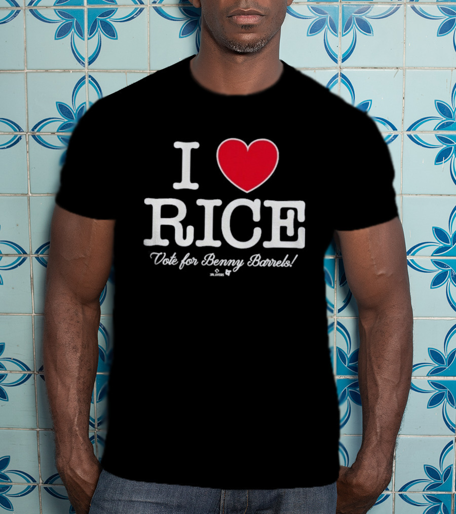 I Love Rice Vote For Benny Barrels T-Shirt