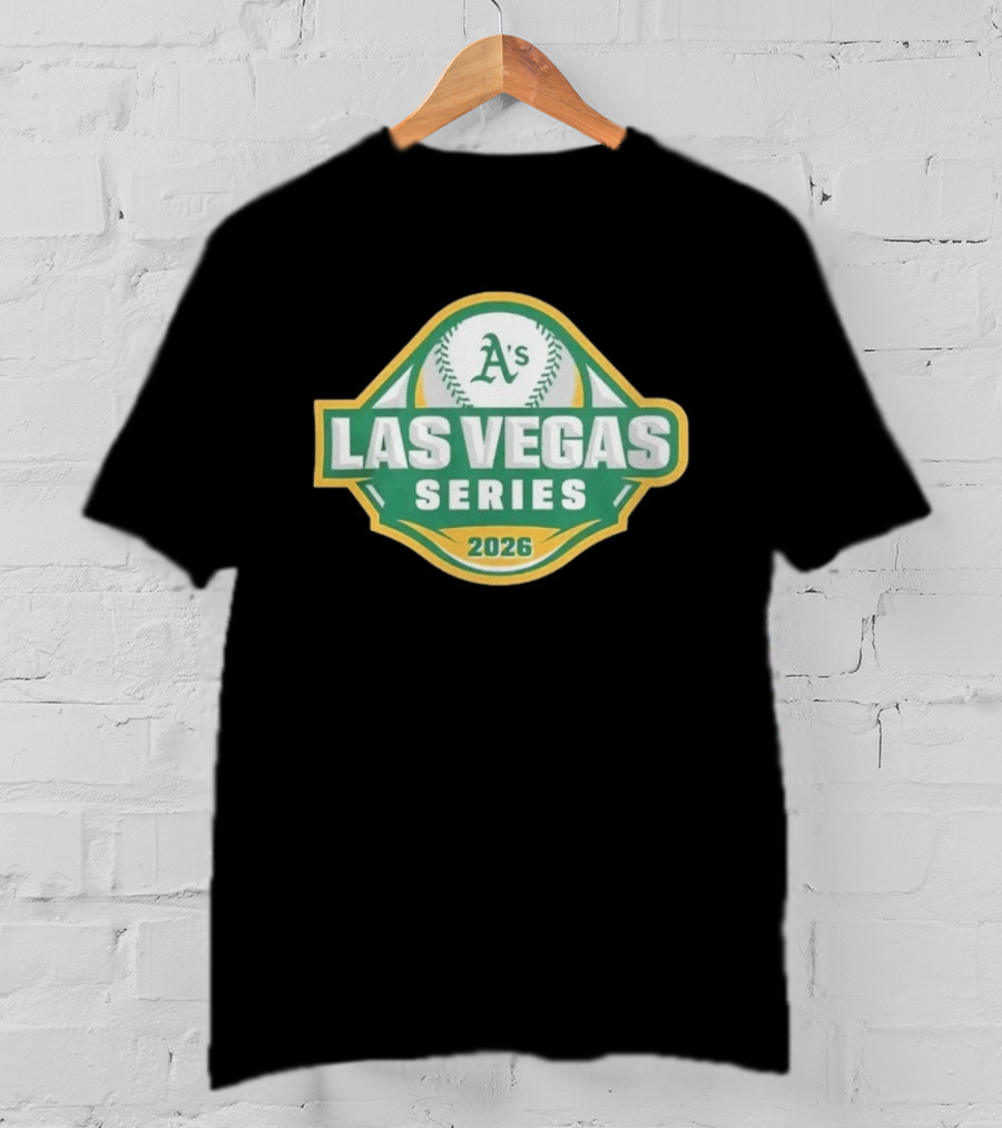 Oakland Athletics A's Las Vegas Series 2026 Green MLB Baseball T-Shirt