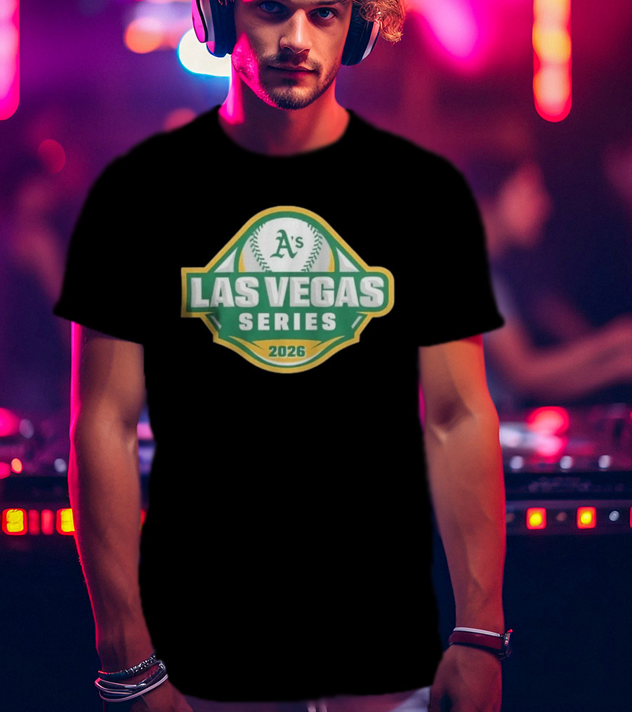 Oakland Athletics A's Las Vegas Series 2026 Green MLB Baseball T-Shirt