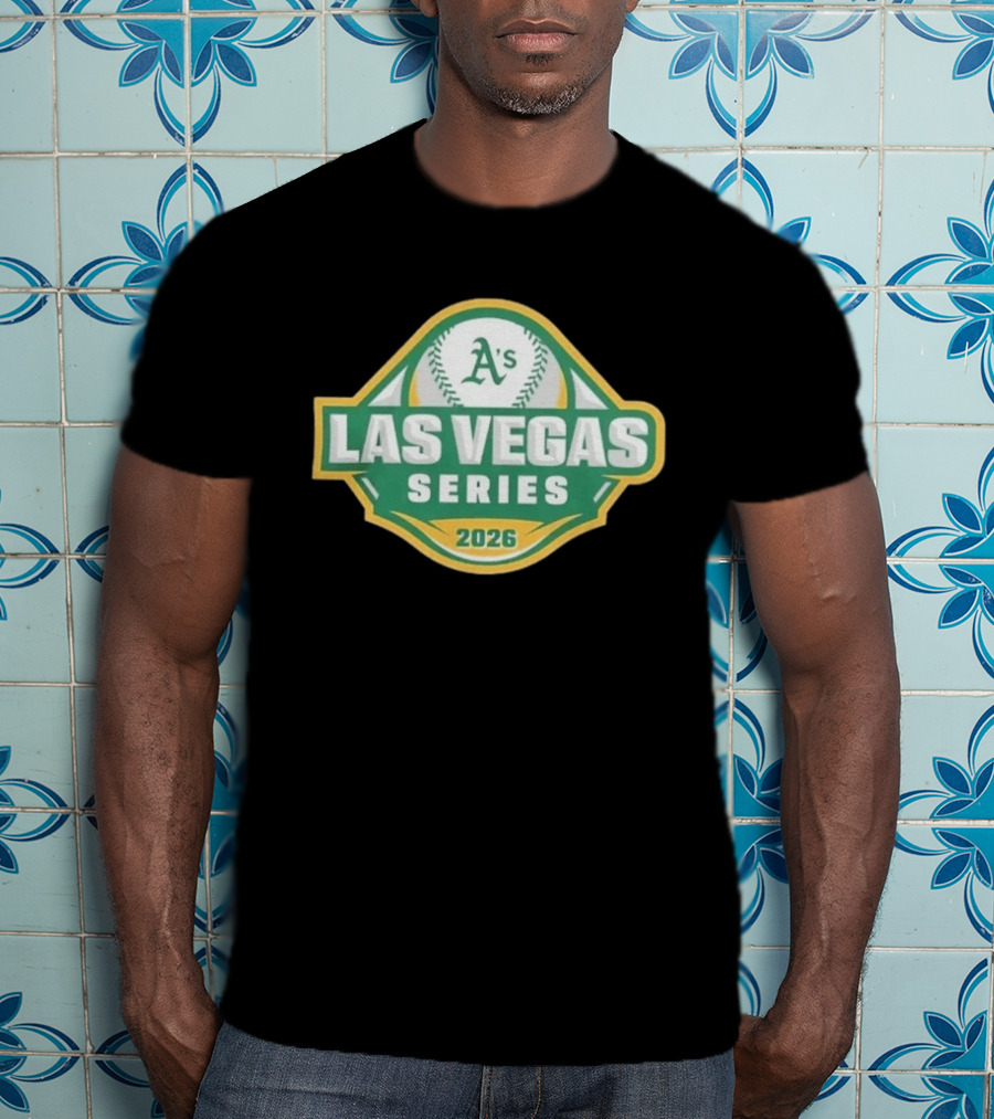 Oakland Athletics A's Las Vegas Series 2026 Green MLB Baseball T-Shirt