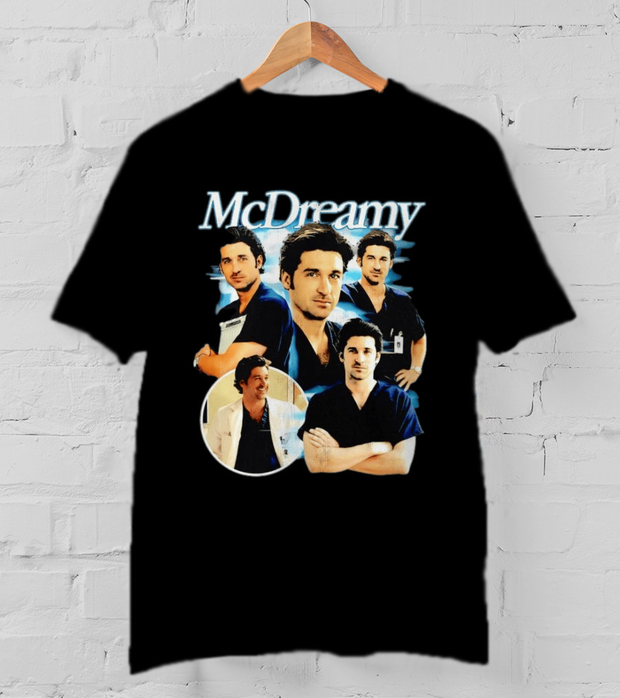 McDreamy Patrick Dempsey Doctor Characters Compilation T-Shirt