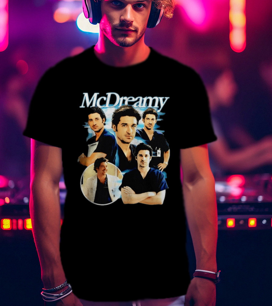 McDreamy Patrick Dempsey Doctor Characters Compilation T-Shirt