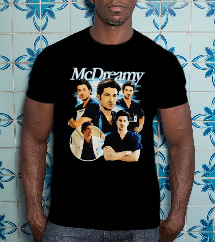 McDreamy Patrick Dempsey Doctor Characters Compilation T-Shirt