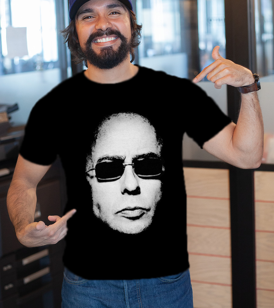 Indio Solari Redonditos De Ricota Bald Sunglasses Face T-Shirt