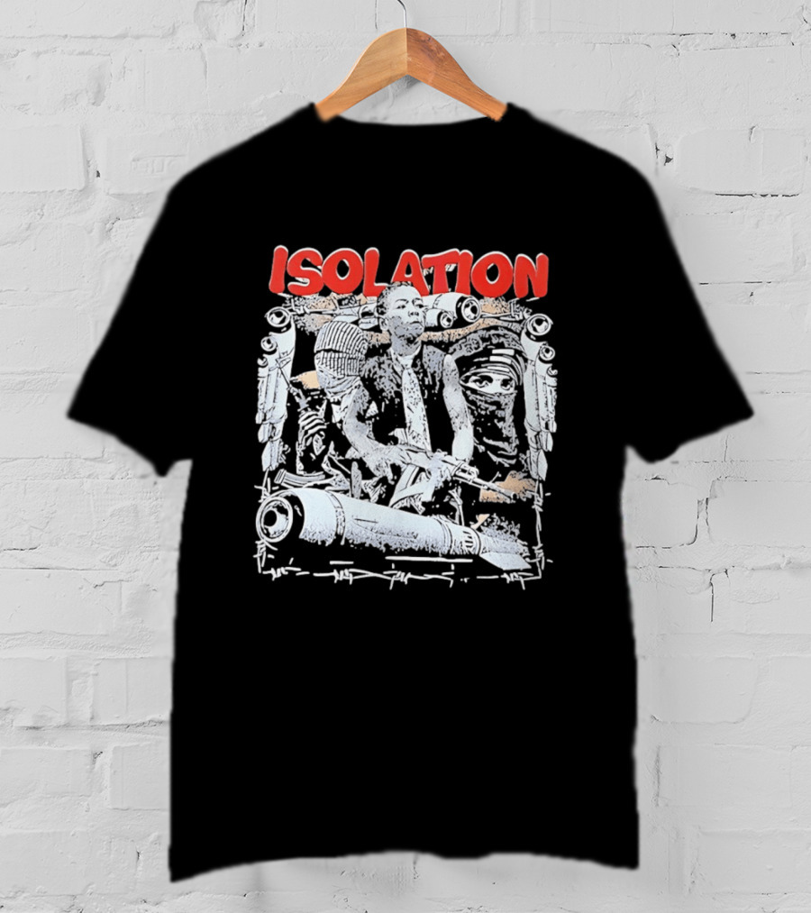 Isolation Distinctive Urban Sketch Art With Red T-Shirt