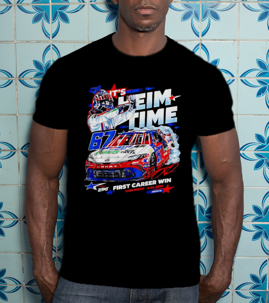 It's Heim Time 67 First Career Win San Diego 2023 NASCAR T-Shirt