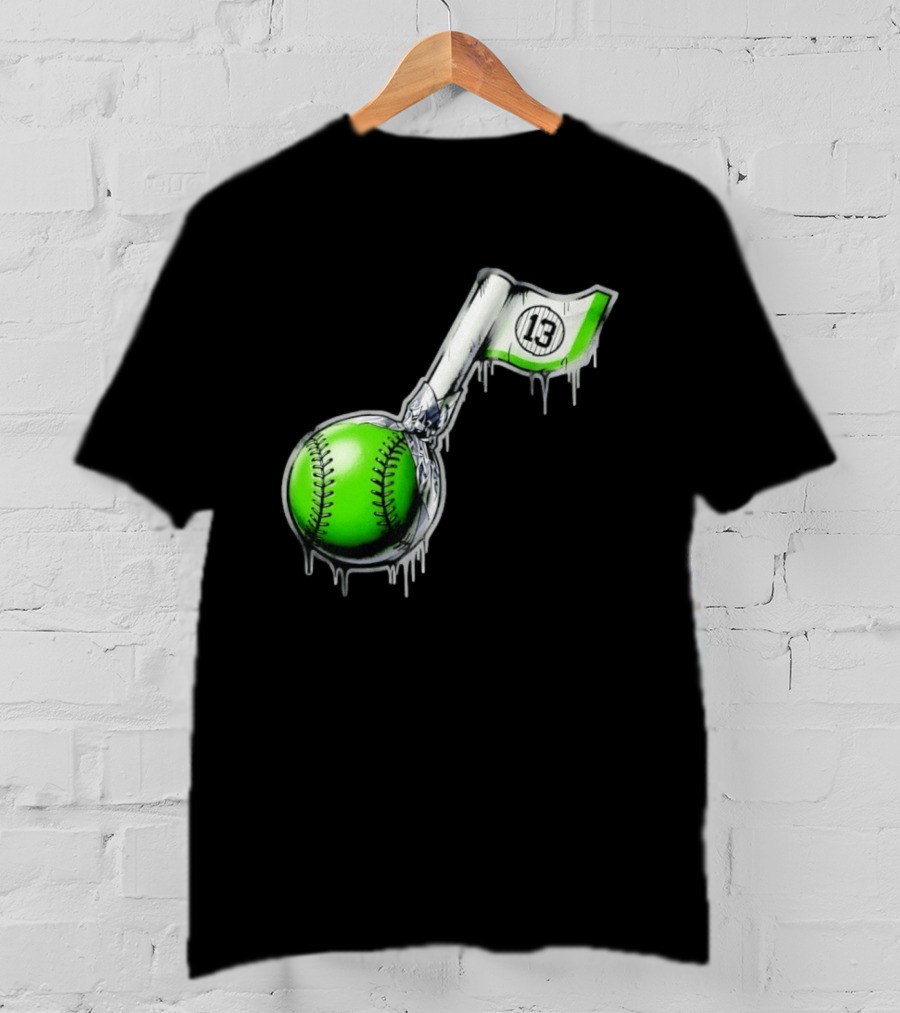 Jazz Chisholm Jr. New York Yankees Lollipop Baseball 13 T-Shirt