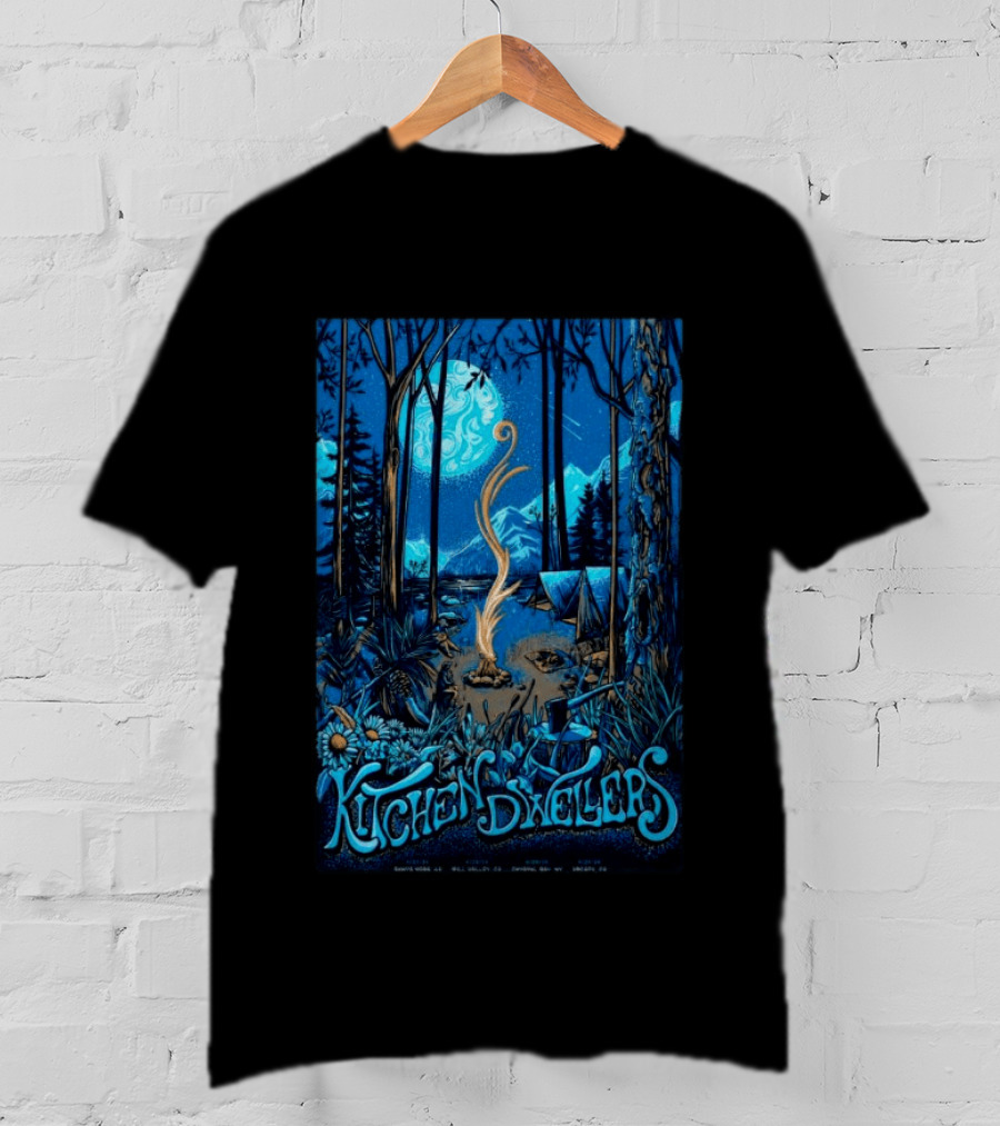 Kitchen Dwellers Live In Crystal Bay Nevada June 25 2026 Concert T-Shirt