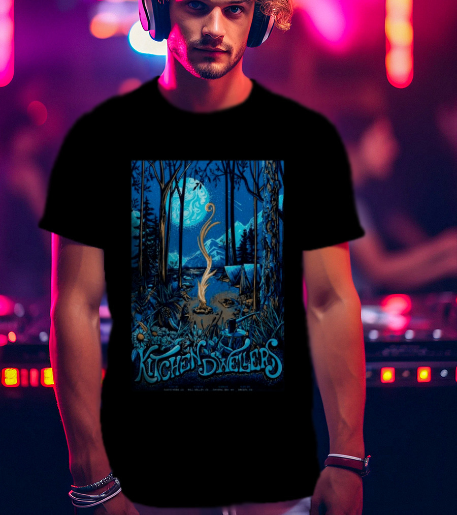 Kitchen Dwellers Live In Crystal Bay Nevada June 25 2026 Concert T-Shirt