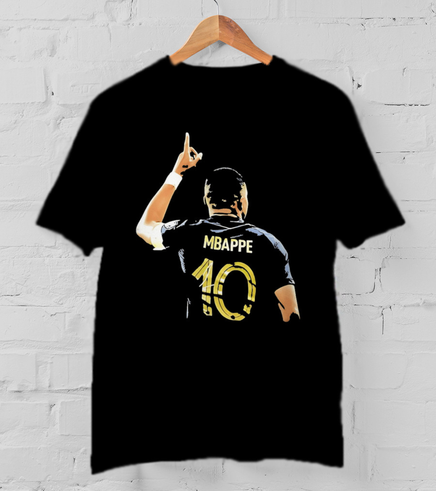 Kylian Mbappe France Number 10 MBAPPE Soccer Football Fan Gear T-Shirt