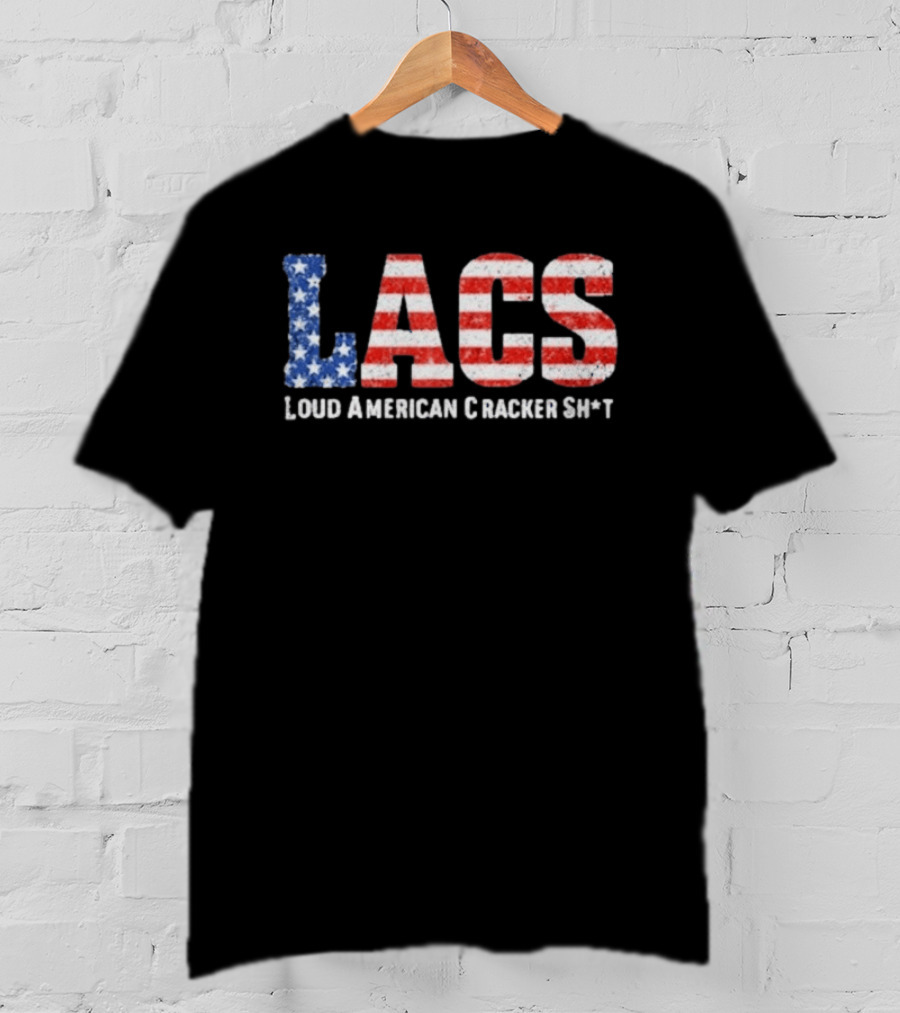 LACS Loud American Cracker USA Flag T-Shirt