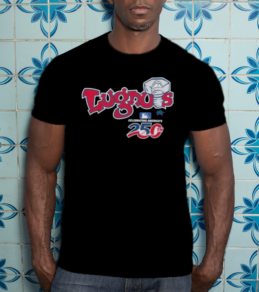 Lansing Lugnuts MiLB Baseball America's 250th Anniversary Celebration T-Shirt