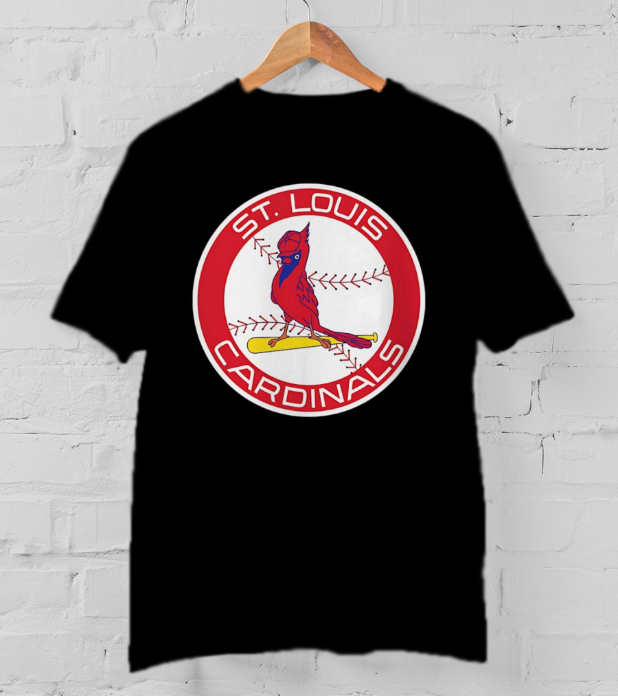 St. Louis Cardinals 2026 Baseball Bird Bat Red Circle T-Shirt