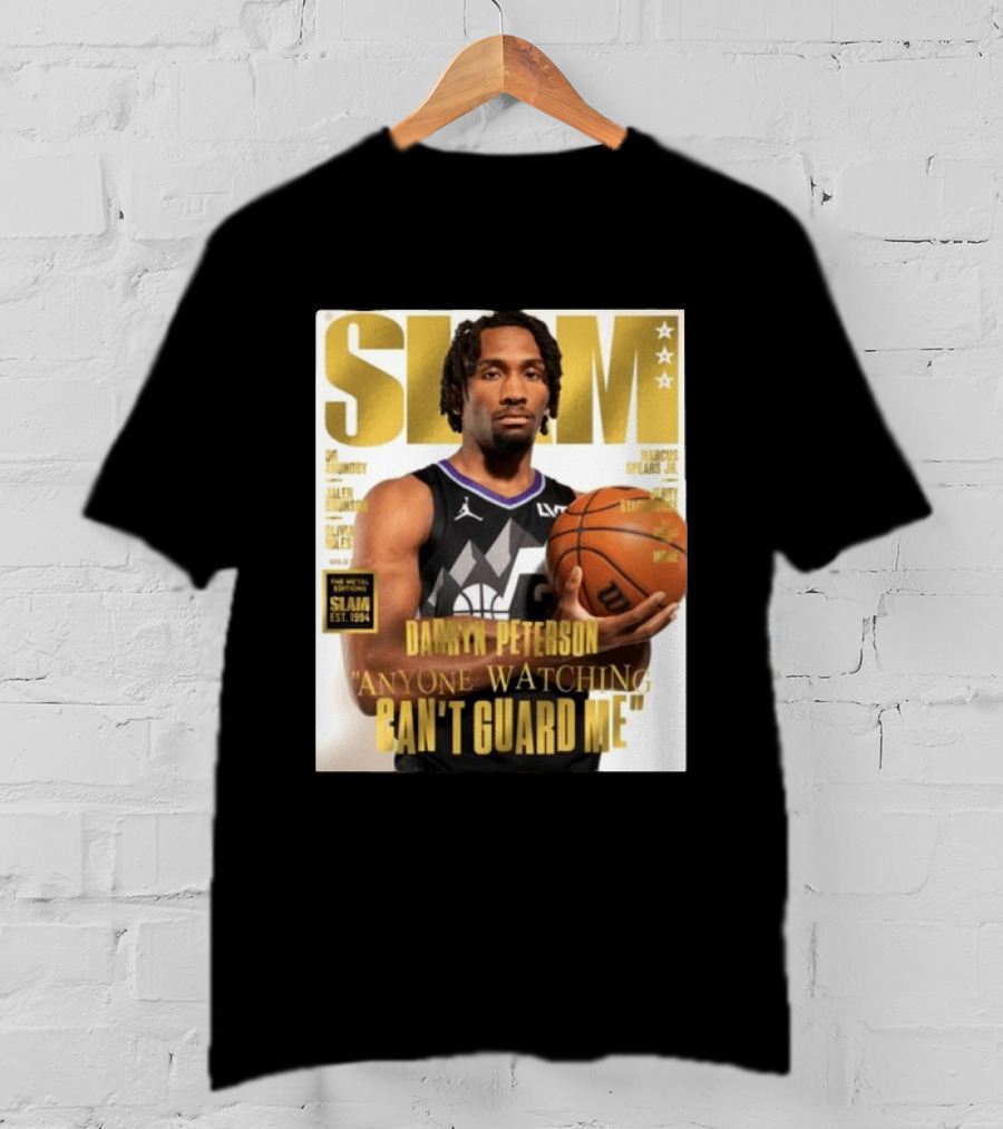 SLAM Gold Darryn Peterson Anyone Ing Can't Guard Me T-Shirt