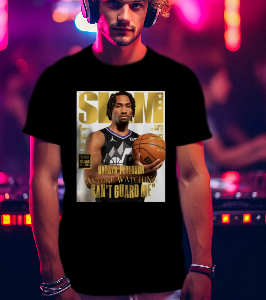 SLAM Gold Darryn Peterson Anyone Ing Can't Guard Me T-Shirt
