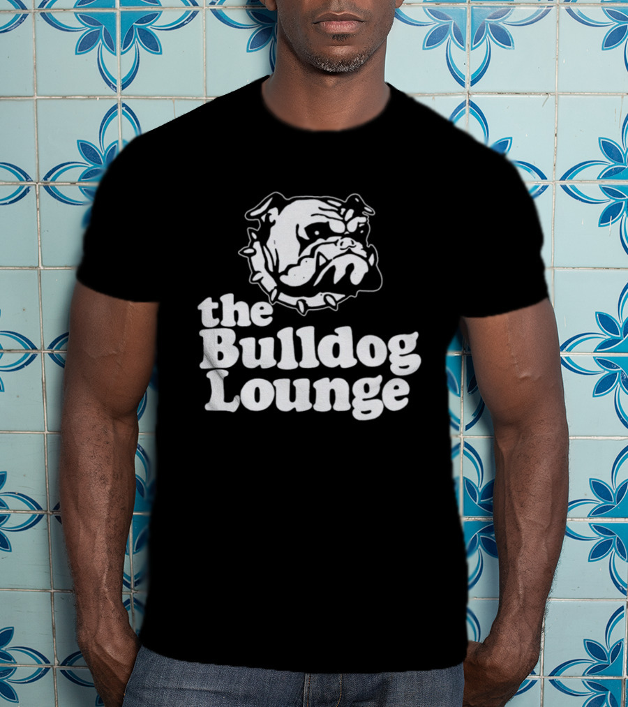 The Bulldog Lounge Dog Lover Bar Pub T-Shirt