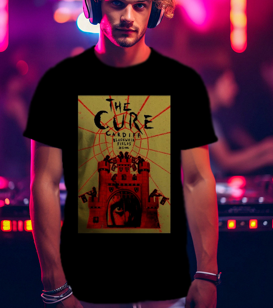 The Cure Cardiff Blackweir Fields 24 6 2026 T-Shirt