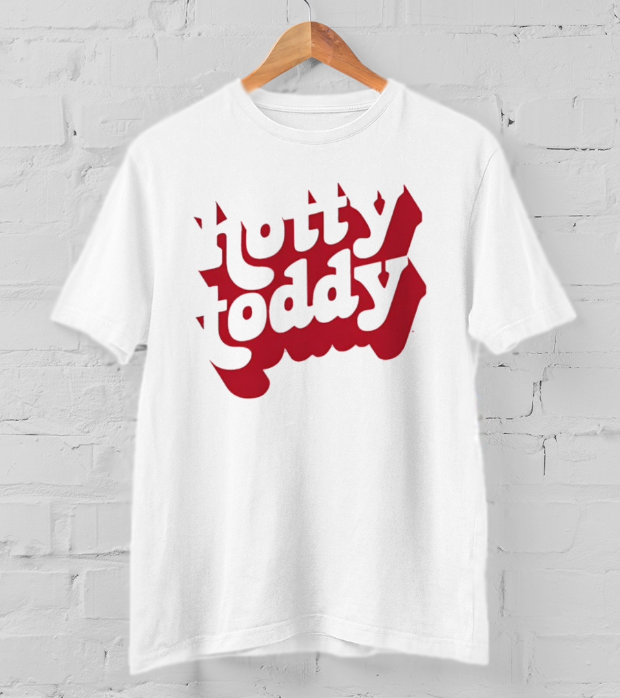 Hotty Toddy Text Art With Distinctive Red Lettering T-Shirt