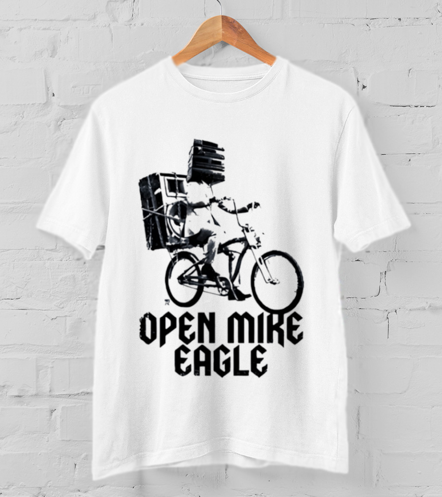 Open Mike Eagle Bicycle Art Hip Hop Alternative Rap T-Shirt