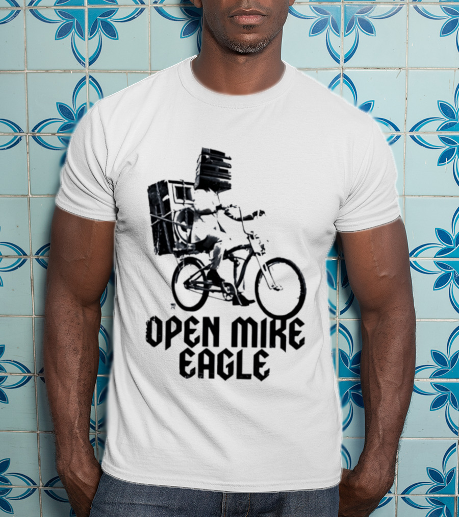 Open Mike Eagle Bicycle Art Hip Hop Alternative Rap T-Shirt