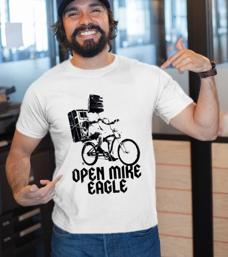 Open Mike Eagle Bicycle Art Hip Hop Alternative Rap T-Shirt